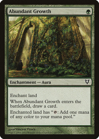 Abundant Growth [Avacyn Restored] | Lots Moore NSW