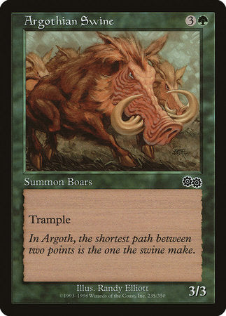 Argothian Swine [Urza's Saga] | Lots Moore NSW