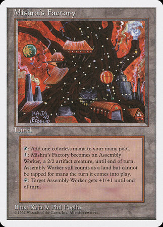 Mishra's Factory [Fourth Edition] | Lots Moore NSW