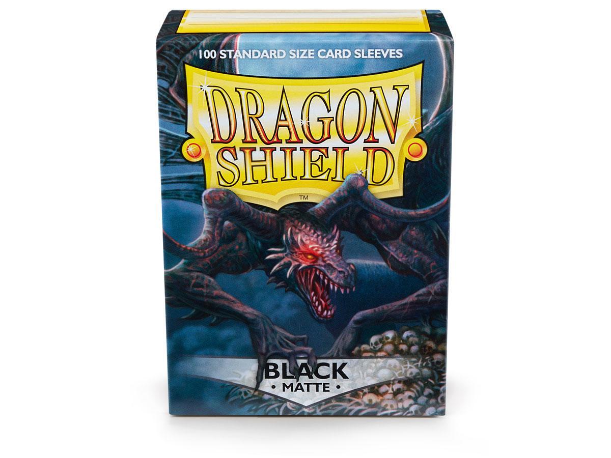 Dragon Shield Matte Sleeve - Black ‘Rhipodon’ 100ct | Lots Moore NSW