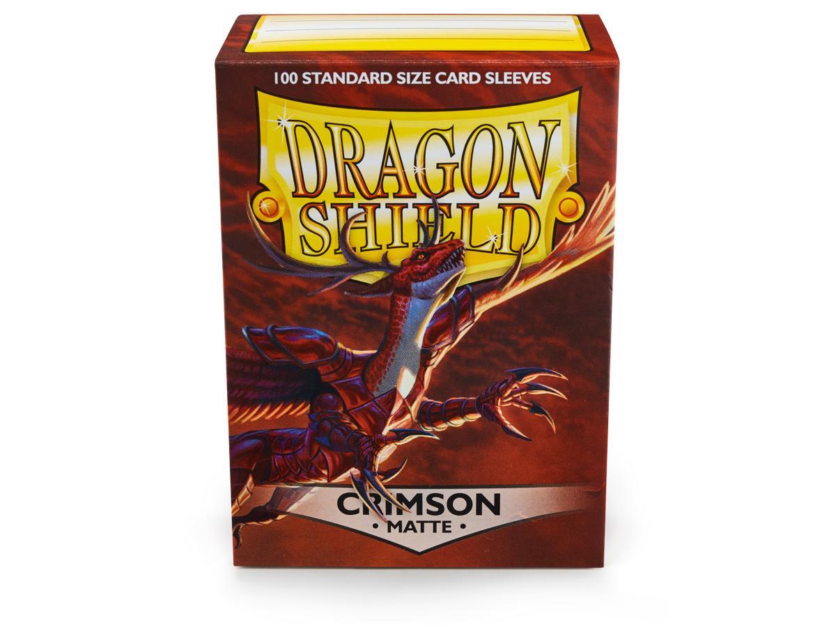 Dragon Shield Matte Sleeve - Crimson ‘Logi’ 100ct | Lots Moore NSW