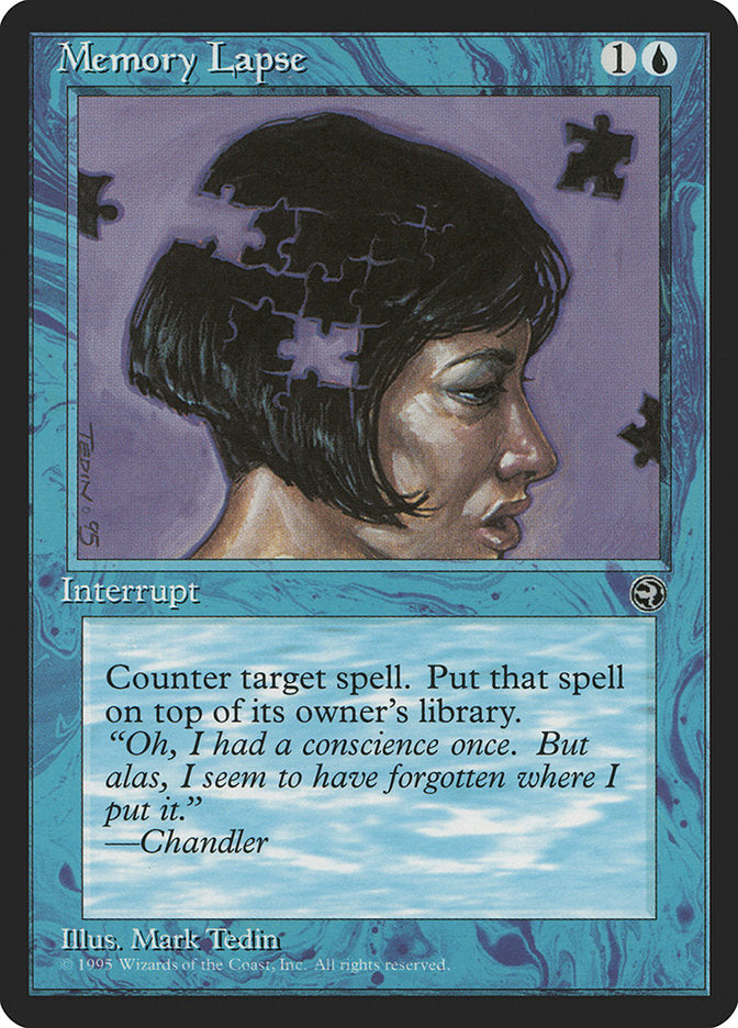 Memory Lapse (Chandler Flavor Text) [Homelands] | Lots Moore NSW