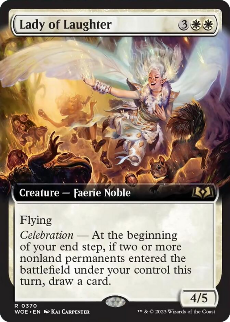 Lady of Laughter (Extended Art) [Wilds of Eldraine] | Lots Moore NSW