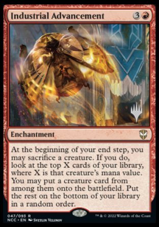Industrial Advancement (Promo Pack) [Streets of New Capenna Commander Promos] | Lots Moore NSW
