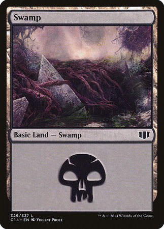 Swamp (329) [Commander 2014] | Lots Moore NSW