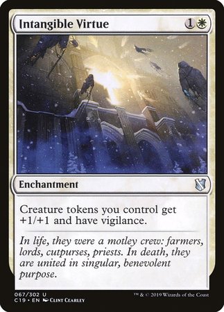 Intangible Virtue [Commander 2019] | Lots Moore NSW