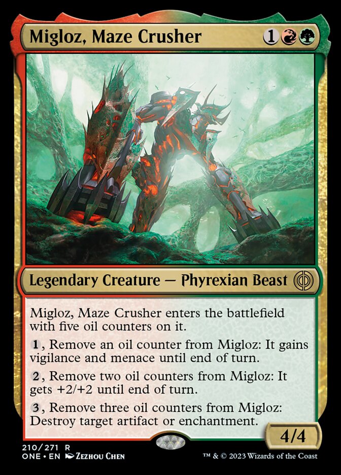 Migloz, Maze Crusher [Phyrexia: All Will Be One] | Lots Moore NSW