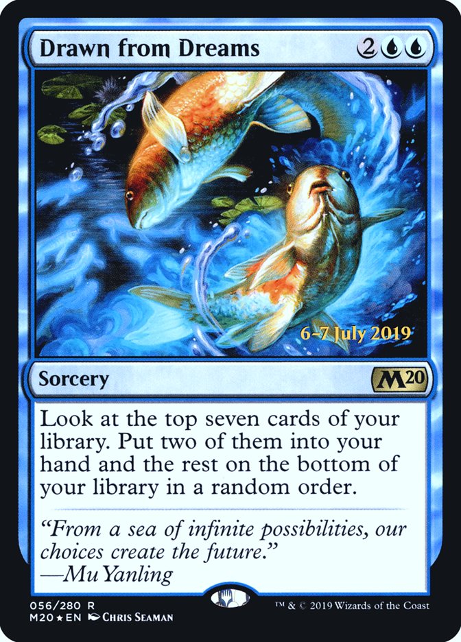 Drawn from Dreams  [Core Set 2020 Prerelease Promos] | Lots Moore NSW