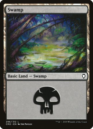 Swamp (296) [Commander Anthology Volume II] | Lots Moore NSW