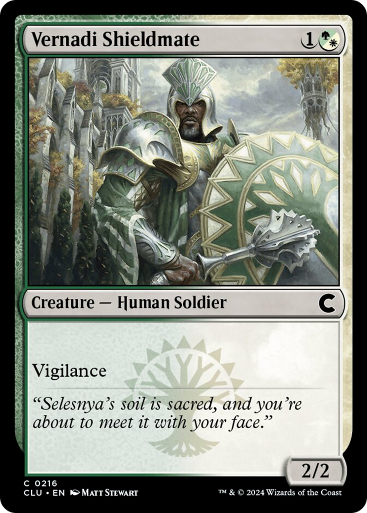 Vernadi Shieldmate [Ravnica: Clue Edition] | Lots Moore NSW