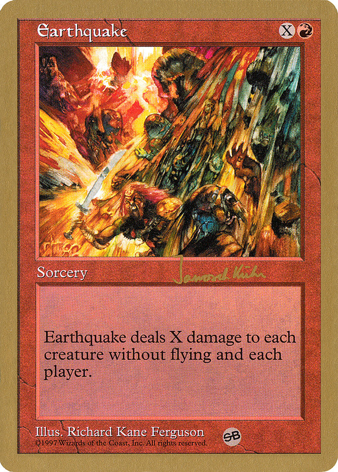 Earthquake (Janosch Kuhn) (SB) [World Championship Decks 1997] | Lots Moore NSW