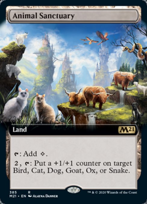 Animal Sanctuary (Extended Art) [Core Set 2021] | Lots Moore NSW