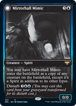 Mirrorhall Mimic // Ghastly Mimicry [Innistrad: Double Feature] | Lots Moore NSW