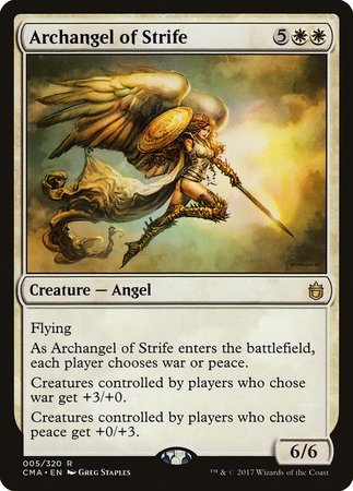 Archangel of Strife [Commander Anthology] | Lots Moore NSW