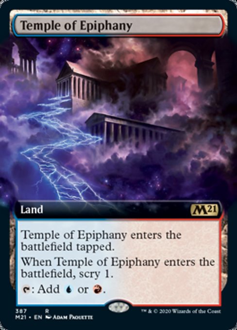 Temple of Epiphany (Extended Art) [Core Set 2021] | Lots Moore NSW