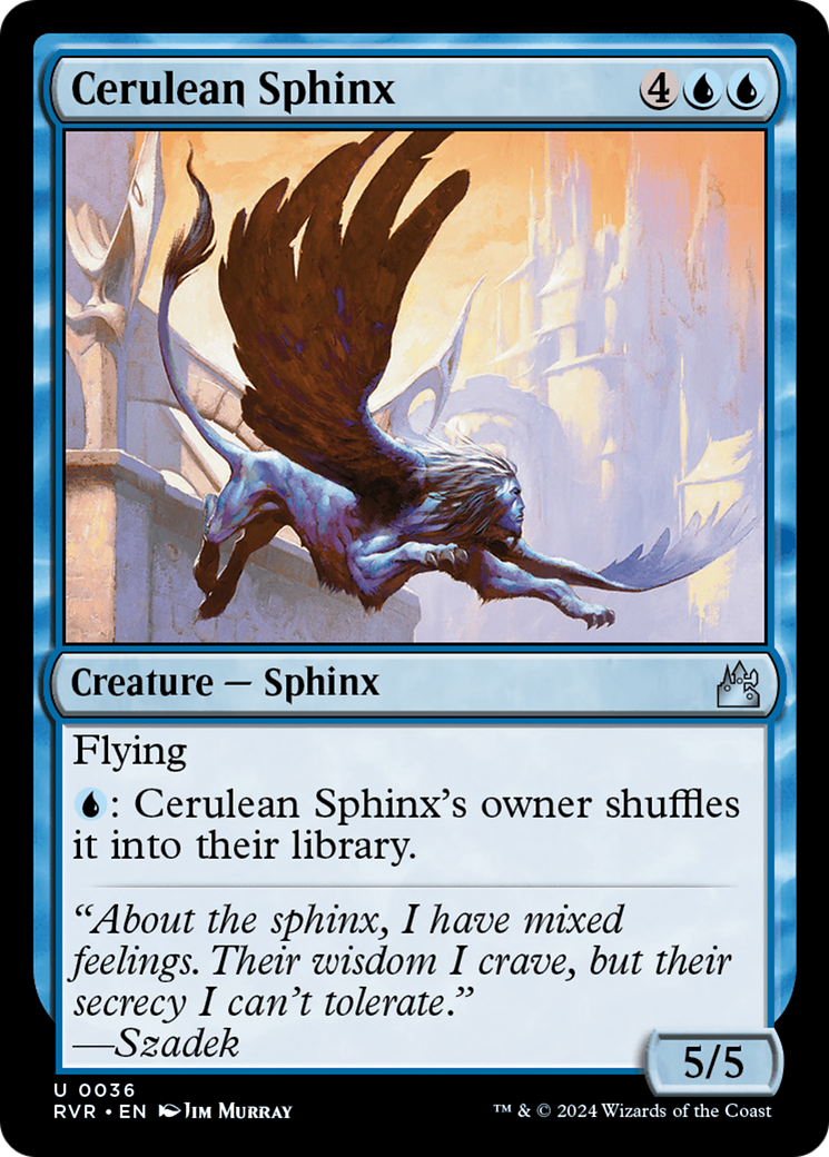 Cerulean Sphinx [Ravnica Remastered] | Lots Moore NSW