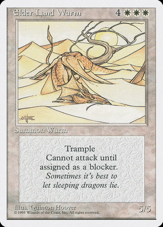 Elder Land Wurm [Fourth Edition] | Lots Moore NSW
