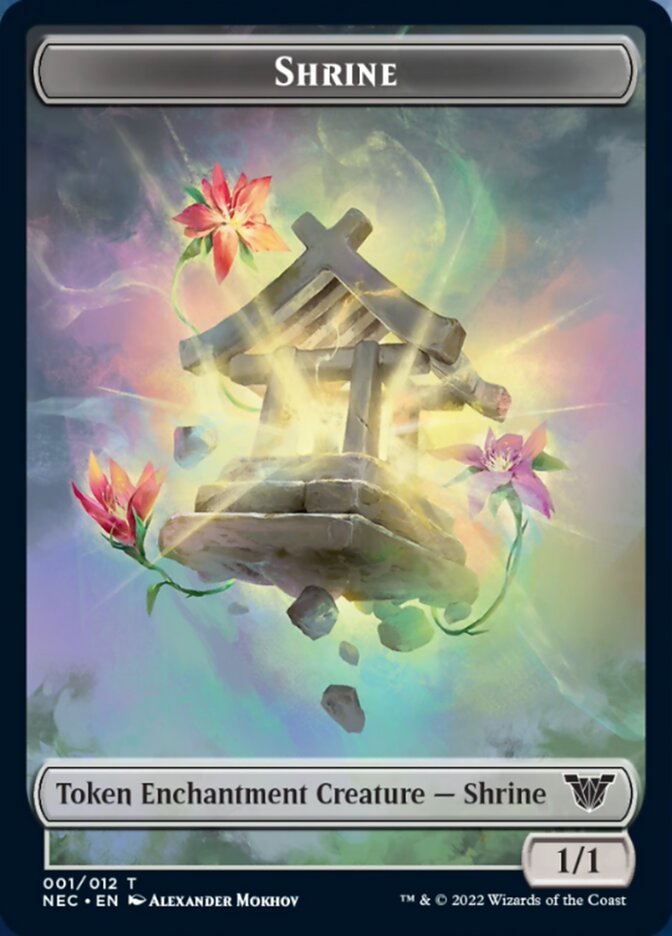 Shrine Token [Kamigawa: Neon Dynasty Commander Tokens] | Lots Moore NSW