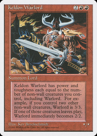 Keldon Warlord [Fourth Edition] | Lots Moore NSW
