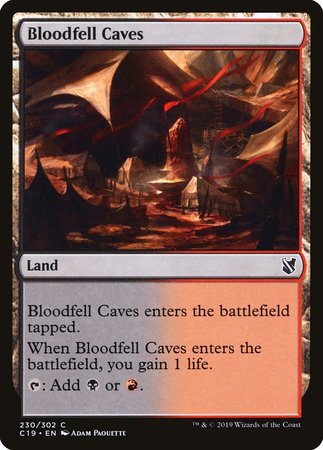 Bloodfell Caves [Commander 2019] | Lots Moore NSW