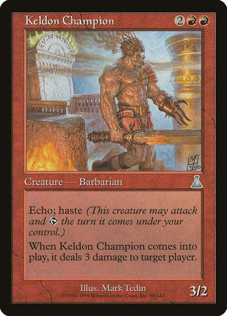 Keldon Champion [Urza's Destiny] | Lots Moore NSW