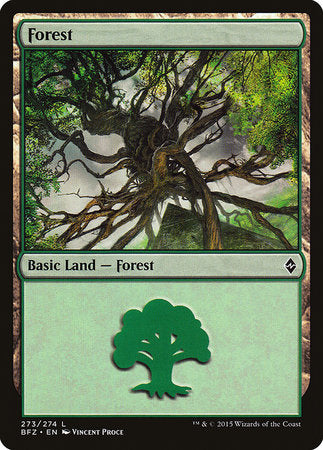 Forest (273) [Battle for Zendikar] | Lots Moore NSW