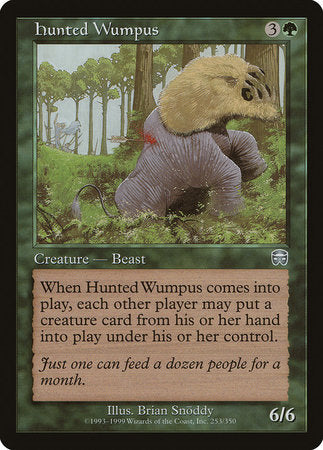 Hunted Wumpus [Mercadian Masques] | Lots Moore NSW