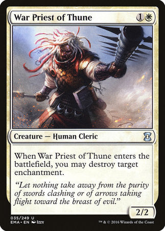 War Priest of Thune [Eternal Masters] | Lots Moore NSW