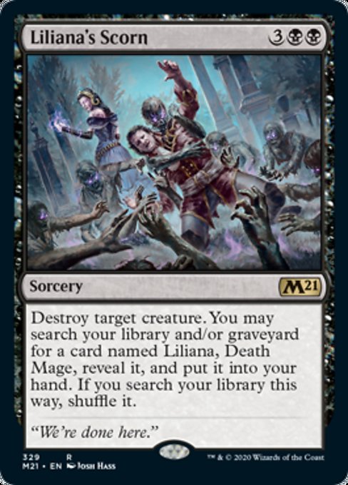 Liliana's Scorn [Core Set 2021] | Lots Moore NSW