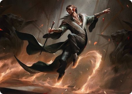 Fleetfoot Dancer Art Card [Streets of New Capenna Art Series] | Lots Moore NSW