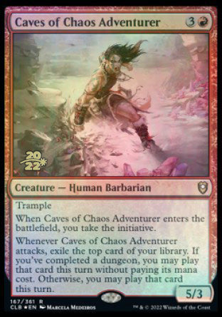 Caves of Chaos Adventurer [Commander Legends: Battle for Baldur's Gate Prerelease Promos] | Lots Moore NSW