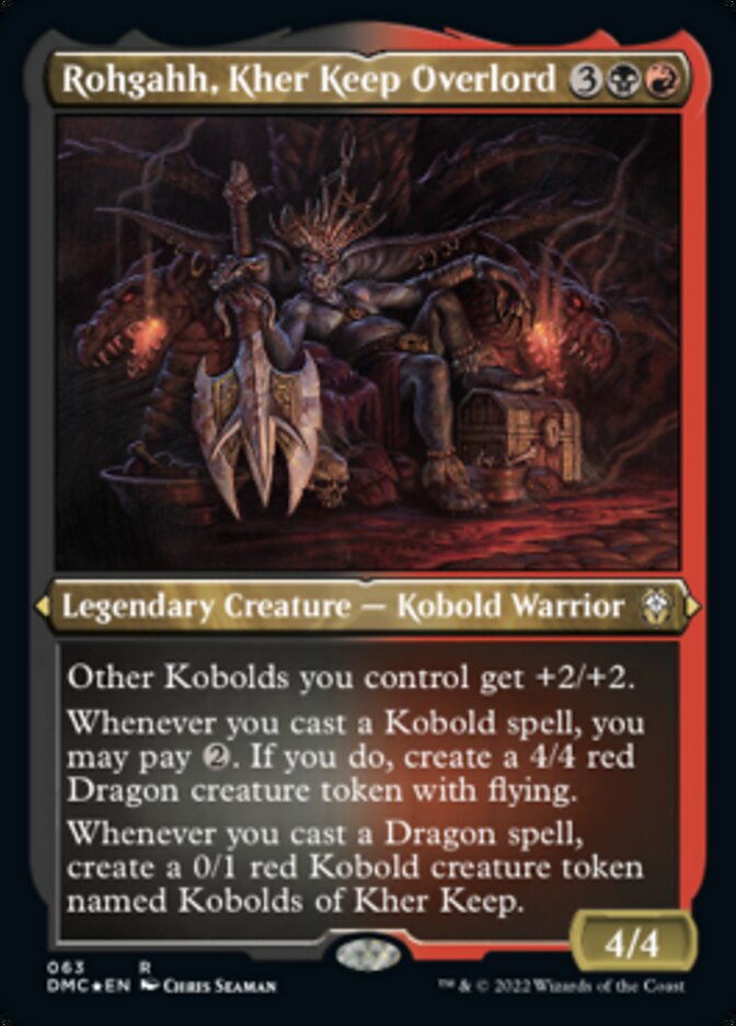 Rohgahh, Kher Keep Overlord (Foil Etched) [Dominaria United Commander] | Lots Moore NSW