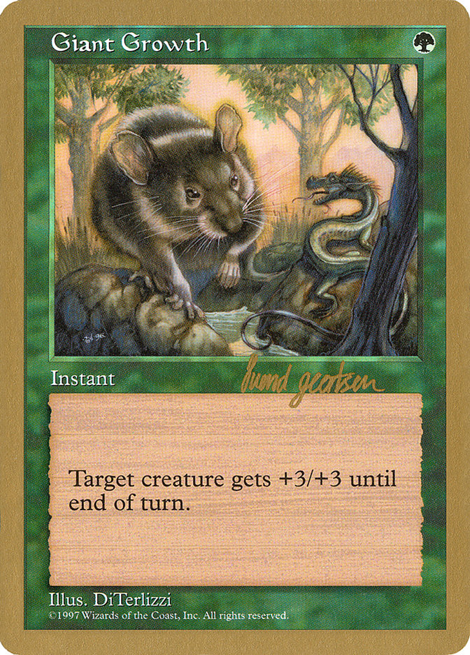 Giant Growth (Svend Geertsen) [World Championship Decks 1997] | Lots Moore NSW