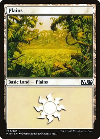 Plains (262) [Core Set 2019] | Lots Moore NSW