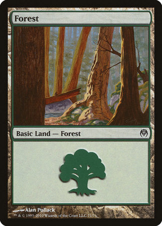 Forest (71) [Duel Decks: Phyrexia vs. the Coalition] | Lots Moore NSW