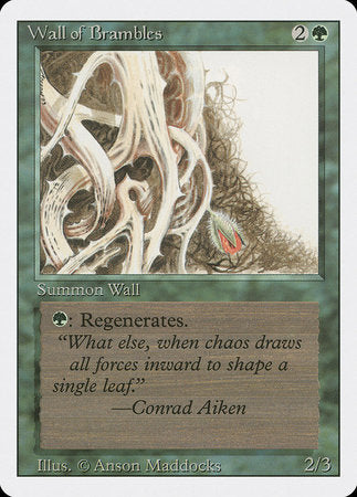 Wall of Brambles [Revised Edition] | Lots Moore NSW