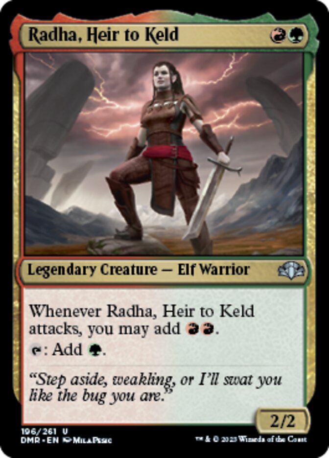 Radha, Heir to Keld [Dominaria Remastered] | Lots Moore NSW