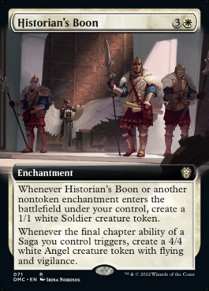 Historian's Boon (Extended Art) [Dominaria United Commander] | Lots Moore NSW