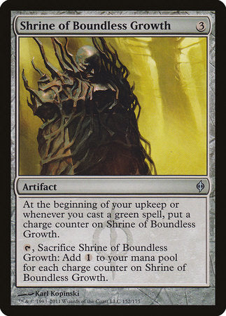 Shrine of Boundless Growth [New Phyrexia] | Lots Moore NSW