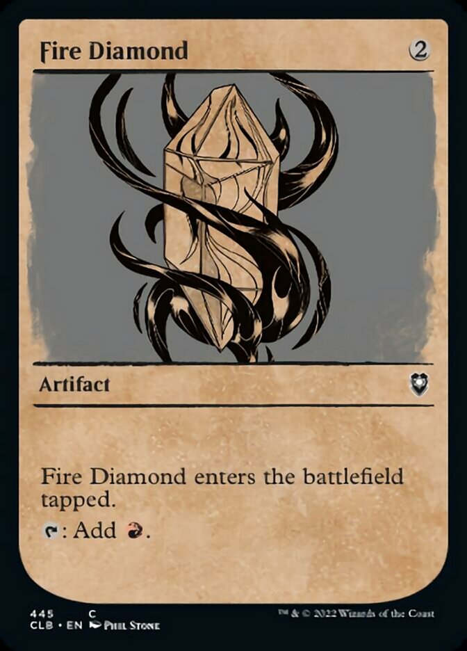 Fire Diamond (Showcase) [Commander Legends: Battle for Baldur's Gate] | Lots Moore NSW