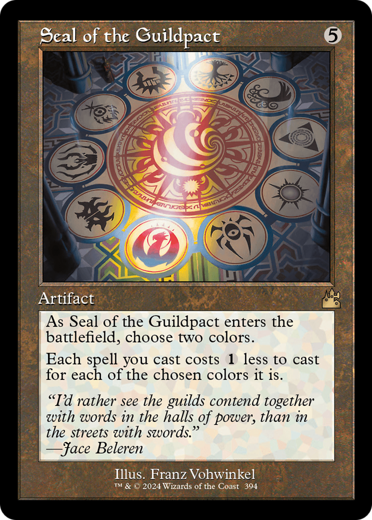 Seal of the Guildpact (Retro Frame) [Ravnica Remastered] | Lots Moore NSW