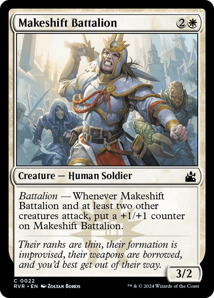 Makeshift Battalion [Ravnica Remastered] | Lots Moore NSW