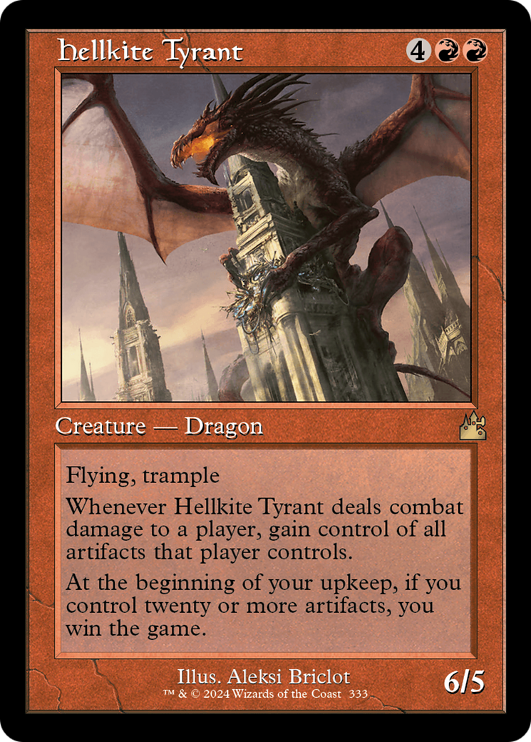 Hellkite Tyrant (Retro Frame) [Ravnica Remastered] | Lots Moore NSW