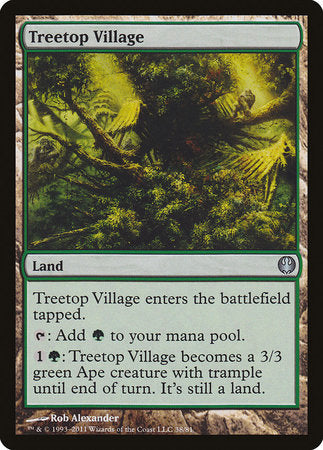 Treetop Village [Duel Decks: Knights vs. Dragons] | Lots Moore NSW