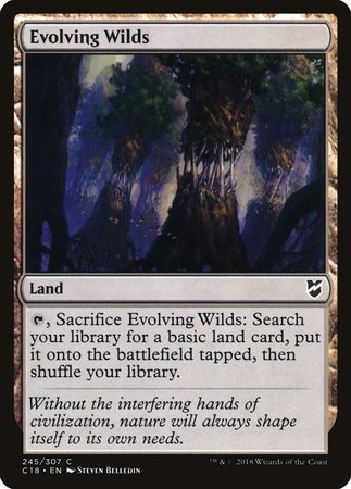 Evolving Wilds [Commander 2018] | Lots Moore NSW