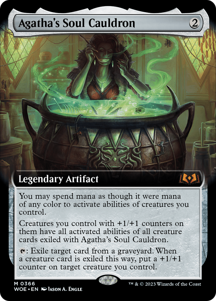 Agatha's Soul Cauldron (Extended Art) [Wilds of Eldraine] | Lots Moore NSW