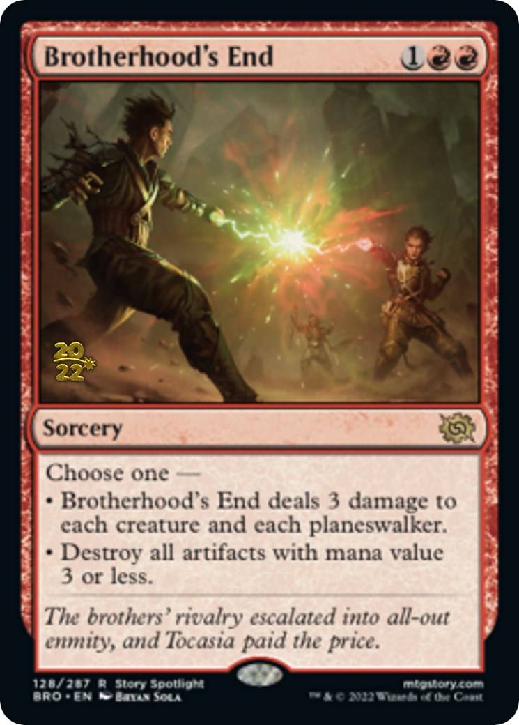 Brotherhood's End [The Brothers' War: Prerelease Promos] | Lots Moore NSW