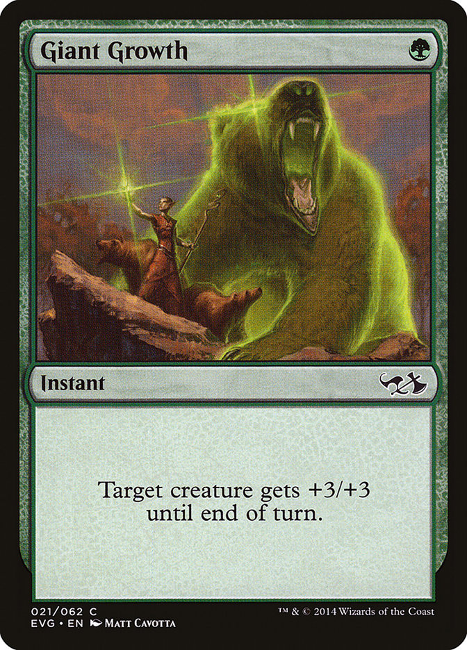 Giant Growth (Elves vs. Goblins) [Duel Decks Anthology] | Lots Moore NSW