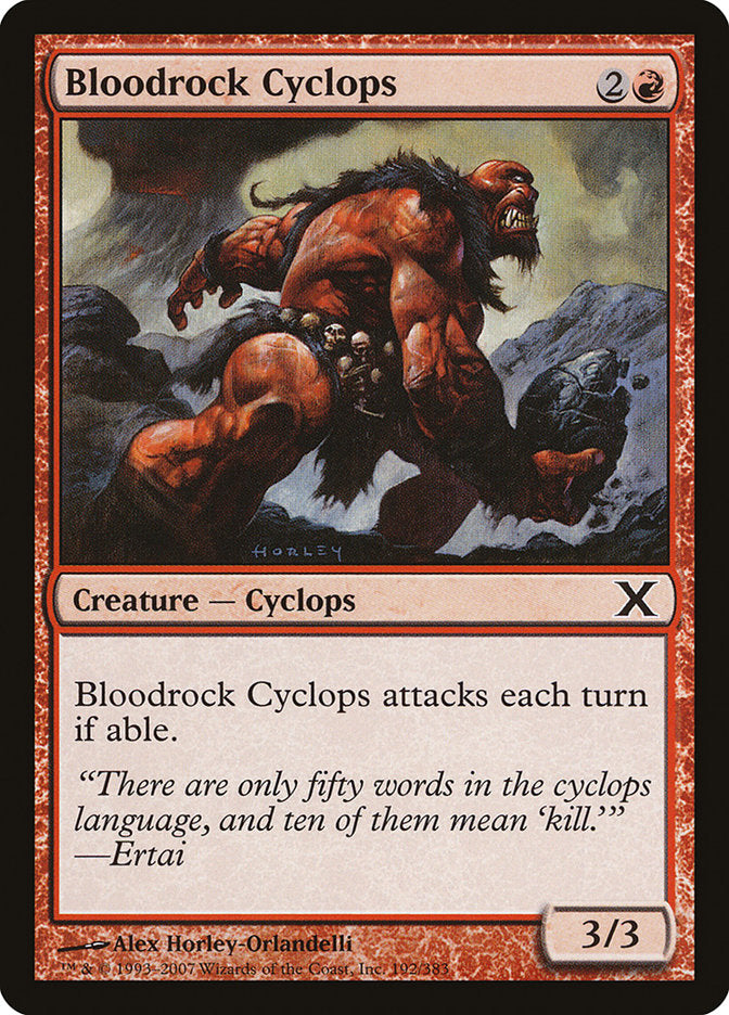 Bloodrock Cyclops [Tenth Edition] | Lots Moore NSW