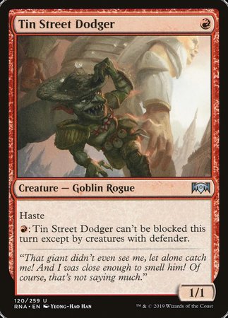 Tin Street Dodger [Ravnica Allegiance] | Lots Moore NSW